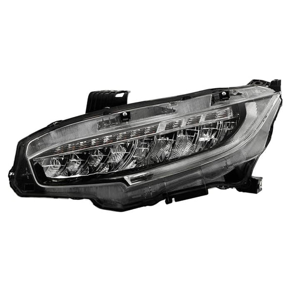 Spyder Xtune OE Chrome Headlight | 2016-2021 Honda Civic Touring/Sport Touring Driver Side