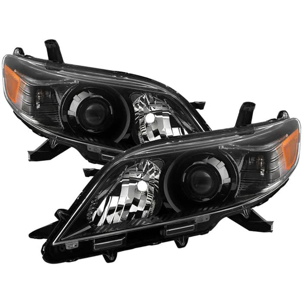 Spyder Xtune OE Black Headlights | 2011-2020 Toyota Sienna