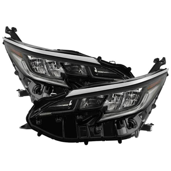 Spyder Xtune OE Black LED Headlights | 2021-2024 Toyota Sienna