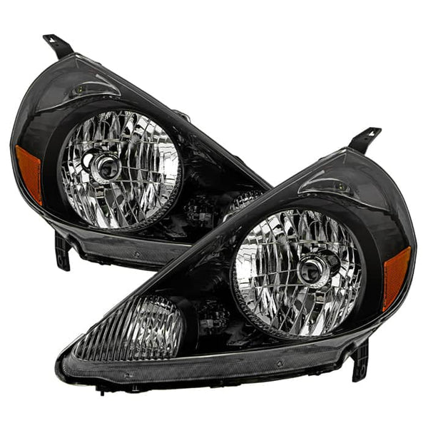 Spyder Xtune OE Black Halogen Headlight | 2007-2008 Honda Fit