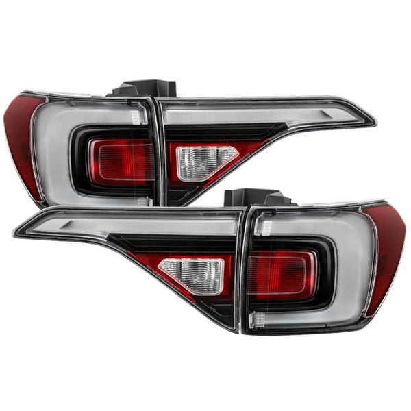 Spyder Xtune Poe Clear Red LED Tail Light | 2017-2019 GMC Acadia