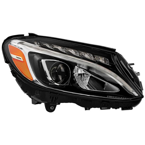 Spyder Xtune Poe LED Projector Headlight | 2015-2018 Mercedes Benz C Class Passenger Side