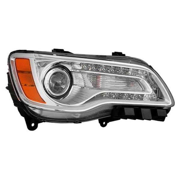 Spyder Xtune Poe Chrome Bezel Projector Headlight | 2011-2014 Chrysler 300 Passenger Side (SPY-9960536)