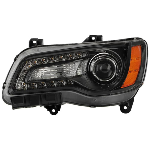 Spyder Xtune Poe Black Bezel Projector Headlight | 2011-2014 Chrysler 300 Driver Side