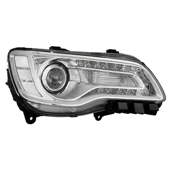 Spyder Xtune Poe Chrome Bezel Projector Headlight | 2011-2014 Chrysler 300 Passenger Side (SPY-9960574)