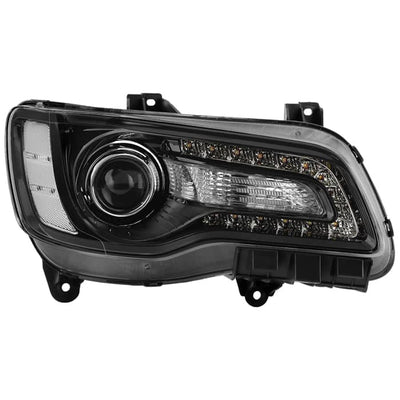 Spyder Xtune Poe Black Bezel Projector Headlight | 2015-2023 Chrysler 300 Passenger Side