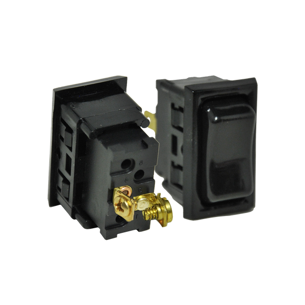 Uni-Bond Lighting Onoff Rocker Black Switch 12V 2 Screws