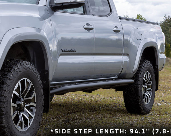 Ironman 4x4 Raid Heavy Duty Side Steps - Toyota Tacoma Long Bed - SS072L