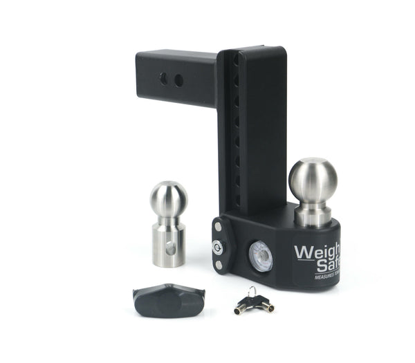 Weigh Safe Tongue Weighing Adjustable Bal Mount Inc 2" And 2-5/16" Balls 8" Drop 2.5" Shan