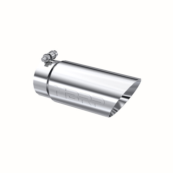MBRP Tip. 3in. O.D. Dual Wall Angled 4in. inlet 10in. length. T304.