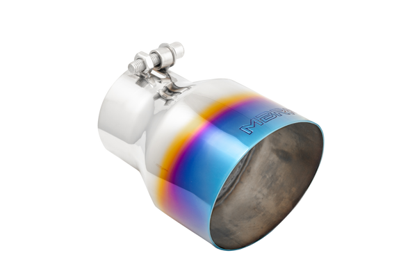 MBRP 3" Inlet Exhaust Tip. T304 Stainless Steel, Burnt End