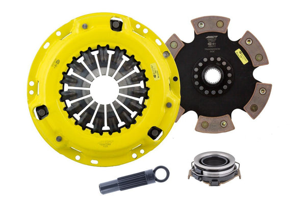 Advanced Clutch Ensemble d'embrayage ACT Heavy Duty, disque de course à moyeu rigide 6 patins (TC6-HDR6)