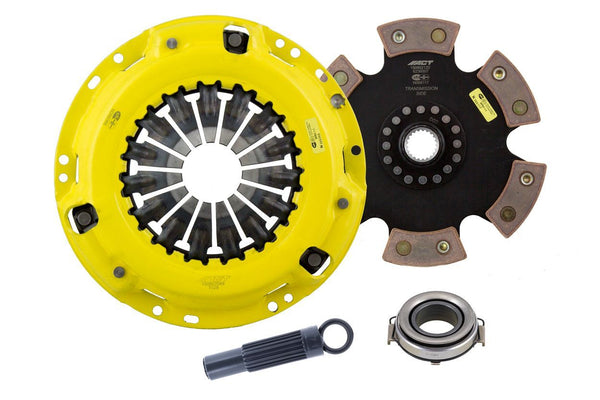 Advanced Clutch Ensemble d'embrayage ACT Heavy Duty, disque de course à moyeu rigide 6 patins (TC7-HDR6)