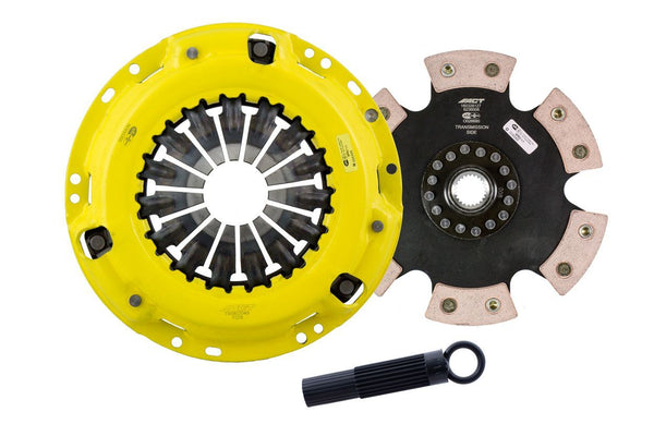 Advanced Clutch Ensemble d'embrayage ACT Heavy Duty, disque de course à moyeu rigide 6 patins (TC8-HDR6)
