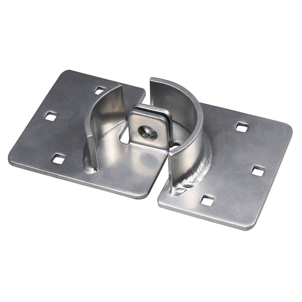 Trimax Locks Trailer Door Hasp with Puck Lock Compatibilty