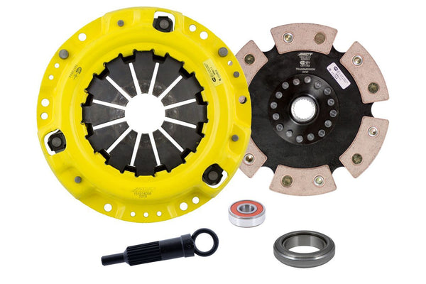 Advanced Clutch Ensemble d'embrayage ACT Heavy Duty, disque de course à moyeu rigide 6 patins (TK2-HDR6)