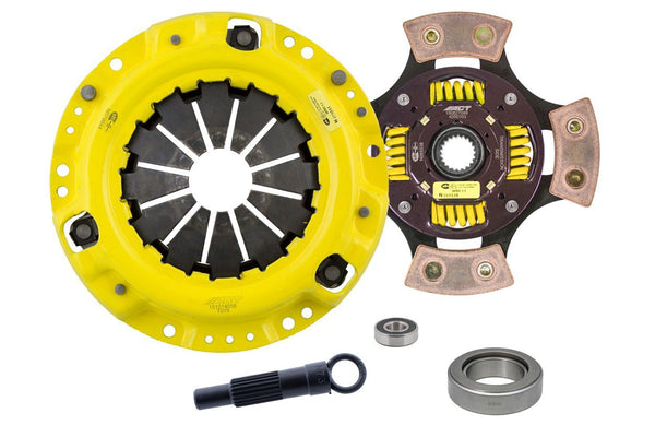 Advanced Clutch Ensemble d'embrayage ACT Heavy Duty, disque de course à moyeu amorti 4 patins (TL1-HDG4)