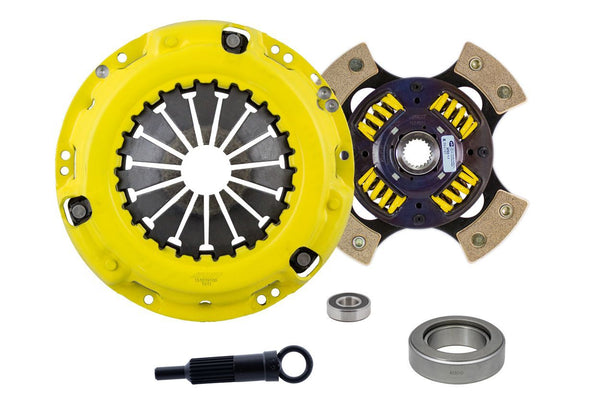 Advanced Clutch Ensemble d'embrayage ACT Heavy Duty, disque de course à moyeu amorti 4 patins (TL4-HDG4)