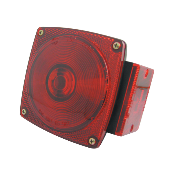 Uni-Bond Lighting Submersible Stt Trailer Lamp Red For Vehicle Under 80" Wide