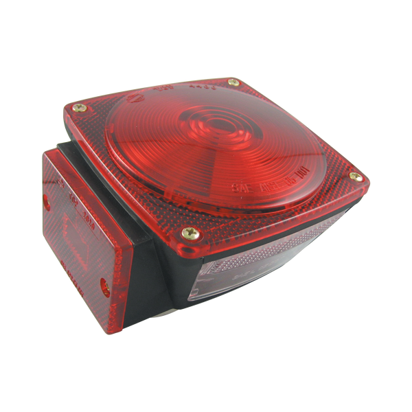 Uni-Bond Lighting Submersible Sttl Trailer Lamp Red For Vehicle Under 80" Wide