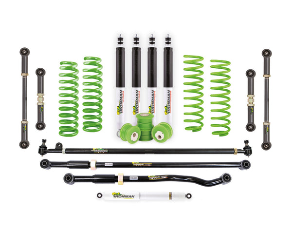 Ironman 4x4 Nitro Gas 2" Suspension Lift Kit LHD - Stage 3 — 1990-1997 LHD Toyota Land Cruiser 80 Series (TOY024BAKGS3)
