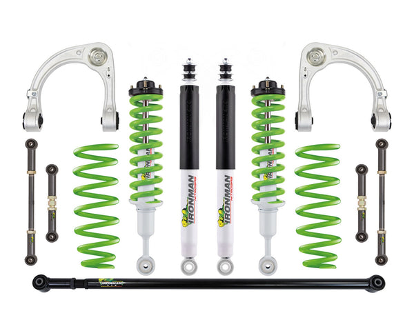 Ironman 4x4 Ensemble de suspension Nitro Gas 2 po Toyota 200 Series Land Cruiser - Stage 3 (TOY063SCKGS3P)