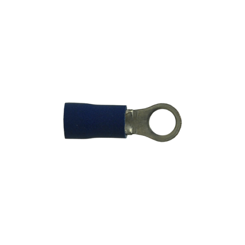 Uni-Bond Lighting (100/Pack) Insulated Ring Terminals Blue 1614 Ga Stud 8