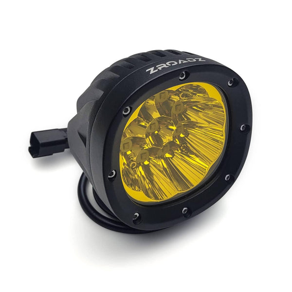 T-Rex Zroadz Single 4" Amber Flood/Spot Pattern LED Pod Light
