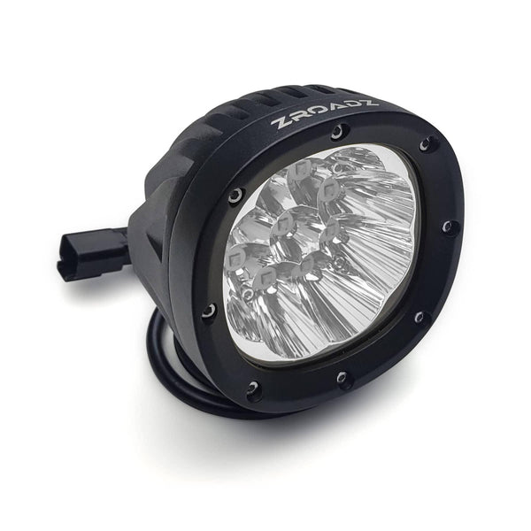 T-Rex Zroadz Single 4" White Flood/Spot Pattern LED Pod Light