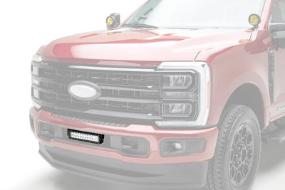 T-Rex Zroadz Lower Front Bumper LED Kit with 12" Straight Light Bar | 23-26 Super Duty