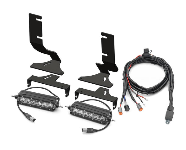 T-Rex Zroadz Rear Bumper LED Kit with Two 6" Single Row Light Bars | 20-23 Silverado/Sierra HD