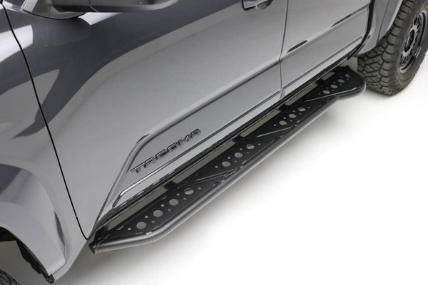 T-Rex Zroadz TRAILX.R1 Rock Sliders with Step Plates - Standard Angle | 24-26 Tacoma