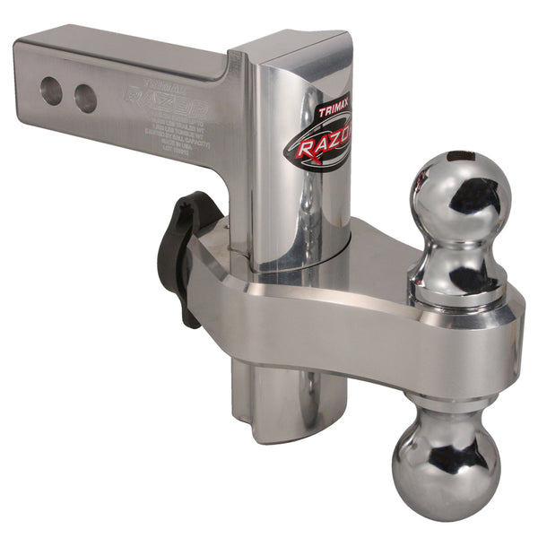 Trimax Locks 6" Ball Mount (Comes With Hitch Balls)
