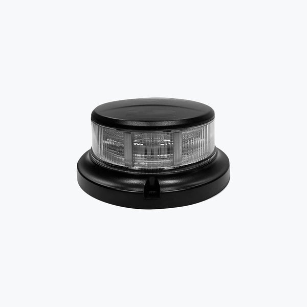 Uni-Bond Lighting Low Profile White LED Beacon - 3 Flashes