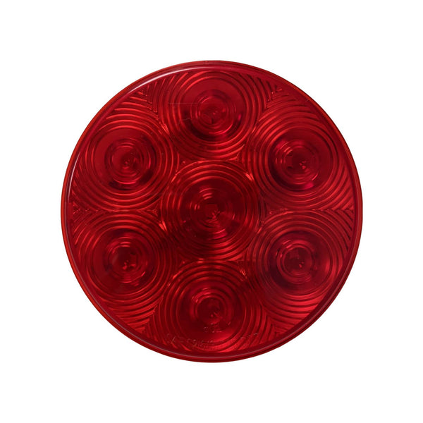 Uni-Bond Lighting LED 4" Rd STT Lamp Red - 7-dio
