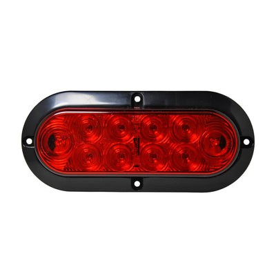 Uni-Bond Lighting Surface Mount LED Oval Stop/Turn/Tail Lamp - Red