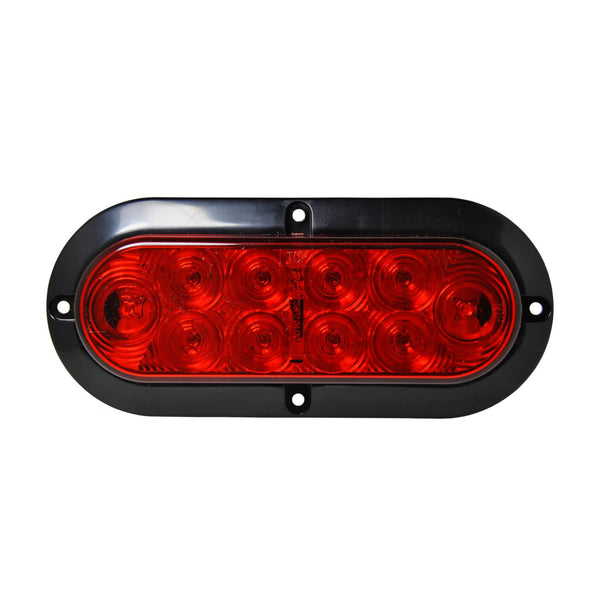 Uni-Bond Lighting Surface Mount LED Oval Stop/Turn/Tail Lamp - Red