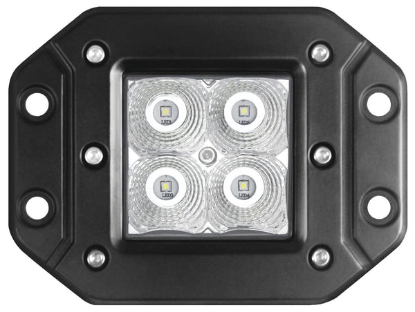 Uni-Bond Lighting Flush Mount LED Work Lamp - Flood Pattern