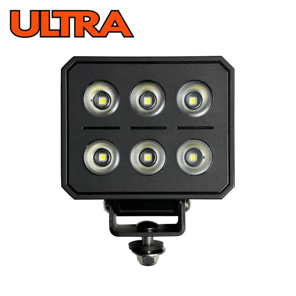 Uni-Bond Lighting Ultra Square LED Flood Lamp - Dark Mode - 6 X 18W Leds