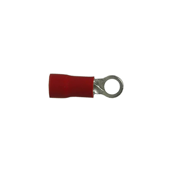 Uni-Bond Lighting Insulated Ring Termial Red Stud 6 22-18 GA Pkg 500