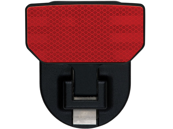 Carr HD Universal Hitch Step - Fits 2 in. Receiver - Black - Reflector - Single