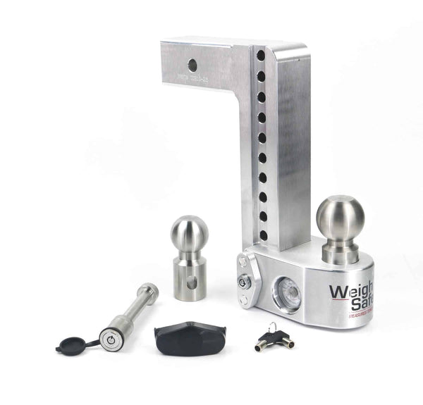 Weigh Safe 10" Drop Hitch, 2.5" Shank (10K/18.5K Gross Tongue Weight Rating)