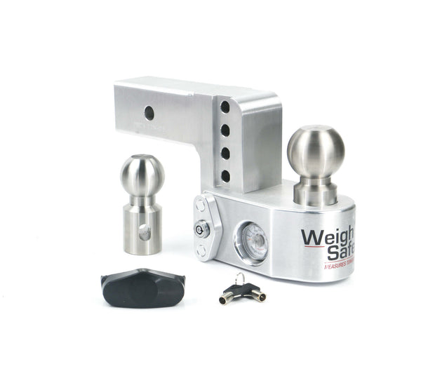 Weigh Safe 4" Drop Hitch (8K/14.5K Gtwr) (WS4-2.5)
