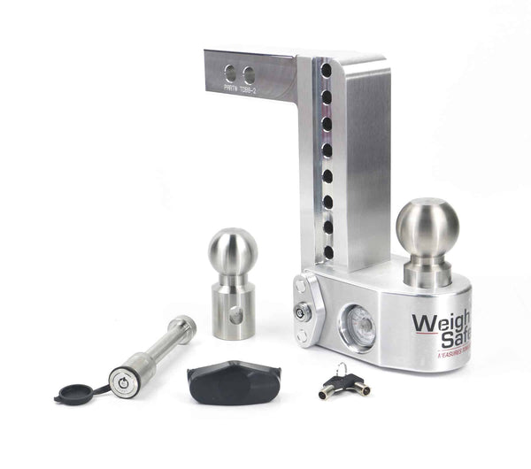 Weigh Safe 8" Drop Hitch (10K/12.5K Gross Tongue Weight Rating) (WS8-2-KA)
