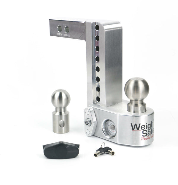 Weigh Safe 8" Drop Hitch (8K/10K Gtwr) (WS8-2)