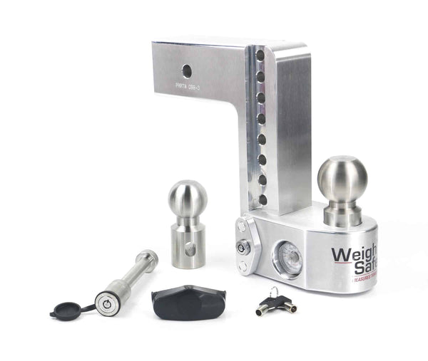 Weigh Safe 8" Drop Hitch (10K/21K Gross Tongue Weight Rating) (WS8-3-KA)
