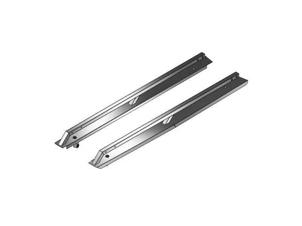 Westcan Silver Aluminum Rail Caps - 07-13 Silverado 5'8" Box