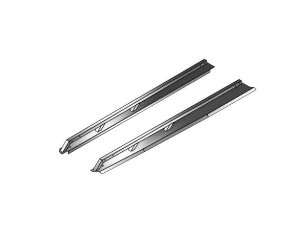 Westcan Silver Aluminum Rail Caps - 17-22 Super Duty 6.5 Foot Box
