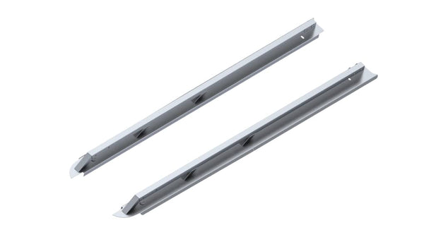 Westcan Silver Aluminum Rail Caps - 20-26 Sierra 6'9" Box