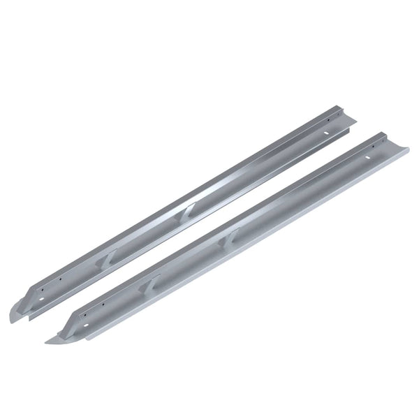 Westcan Silver Aluminum Rail Caps - 20-26 Silverado HD 6'9" Box